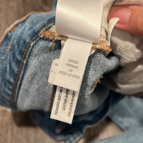 Madewell baggy straight jeans women’s size 24 - Picture 7 of 13